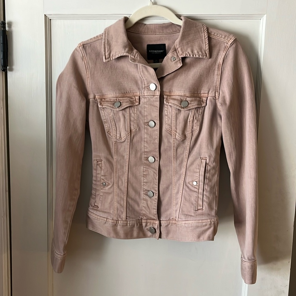 Liverpool Los Angeles jean jacket - dusty rose
